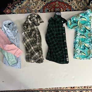 Carter's, Oshkosh, ocean coast and Tommy Hilfiger button down bundle 10-12A